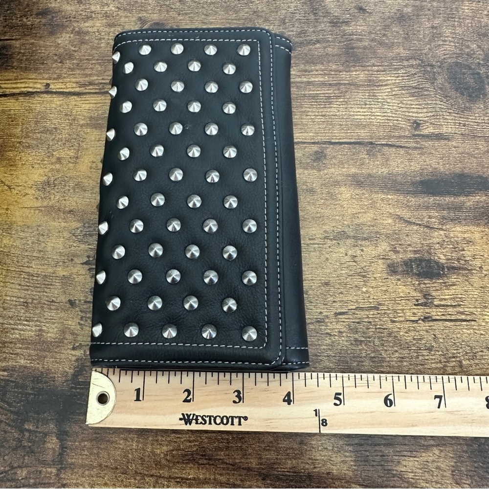 Betsey Johnson Black Studded Wallet - Picture 4 of 15